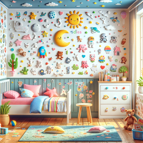 Cute Stickers Magic: Transforming Your Child's Room into a World of Wonder