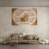 Everlasting Remembrance: Personalized Memorial Canvas Gift - Decords