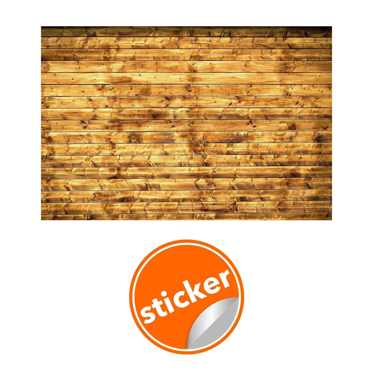 Shiplap Peel And Stick Wallpaper Sticker - Self Adhesive Contact Fake Wood Plank Wall Paper Decal - Removable Wooden Vinyl For Bedroom Room - Decords