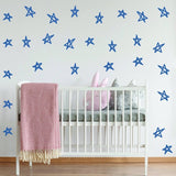 40x Magical Star Stickers - Premium Vinyl Wall Decals for Baby Shower Decor - Decords