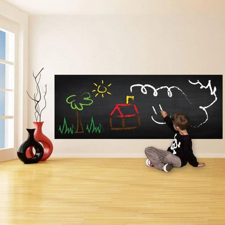 Blackboard Elegance: Reusable Chalkboard Wall Sticker - Decords