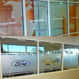 Elegant Privacy Film: Personalized Frosted Window Sticker - Decords