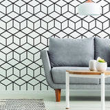 Hexagonal Honeycomb Wall Art Decal - Modern Vinyl Sticker for Stylish Room Transformation - Decords