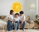 Whimsical Radiant Sunburst Wall Sticker - Vinyl Decal for Kid's Area