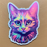 25x Custom Holographic Decals - Personalized Stickers for Wall, Windows, Tumblers, Cups & More - Multi-Use Design in Various Sizes