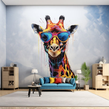&quot;Charming Giraffe with Glasses&quot;