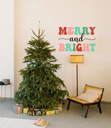 Cheerful Christmas Decorative Sticker