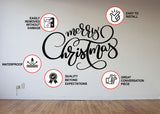 Beautiful Cursive Text Decal for Living Room