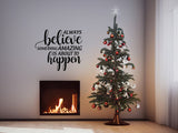 Positive Christmas Wall Art