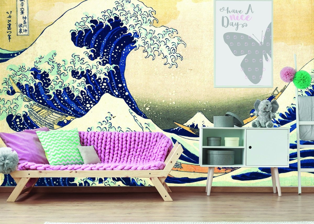 Japanese Ocean Serenity Wall Decal - Decords