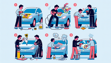 how to remove stickers from car