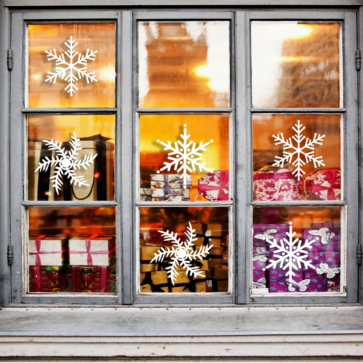 Christmas Decorations Snow Stickers No Glue Glass Window - Temu