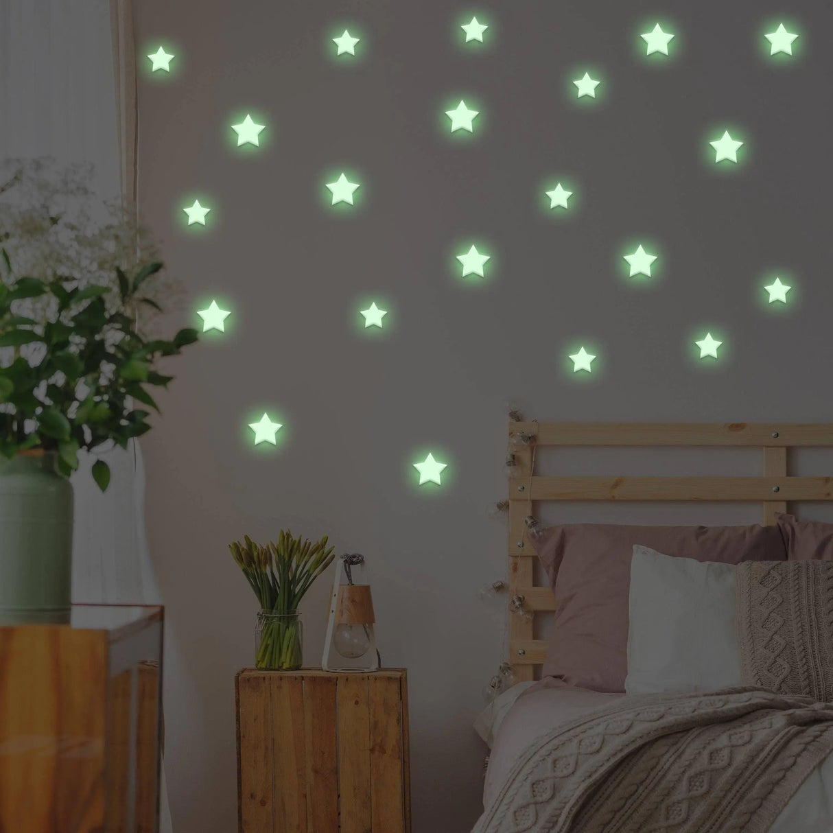 850 pcs Glow In The Dark Stars Stickers - The Star Glowing Ceiling Decals For Wall Room Kids Decor - Night Light Sky Realistic Stars Stick - Decords