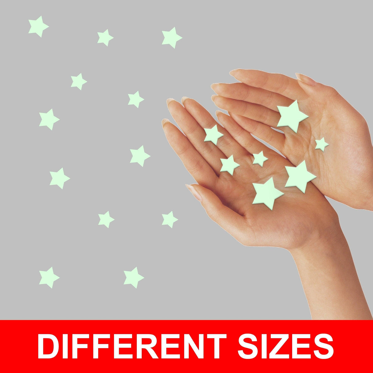 850 Pcs Glow in the Dark Stars Stickers the Star Glowing Ceiling Decals for  Wall Room Kids Decor Night Light Sky Realistic Stars Stick 