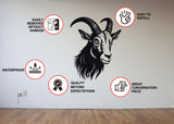 Large Zodiac Goat Wall Decal Art