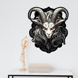 Gooti pop-sürrealismi stiilis Zodiac Goat seinakleebis 
