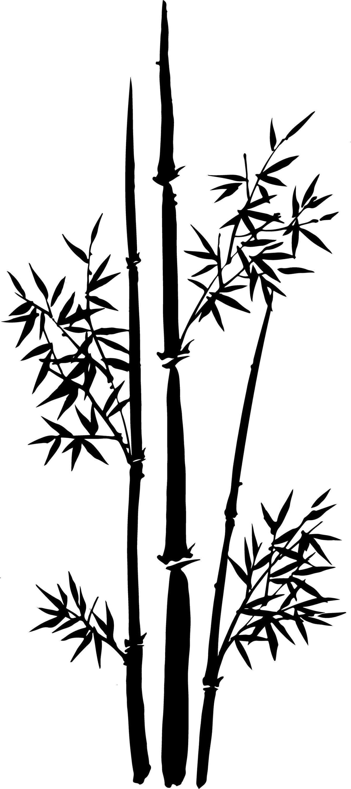 Sticker bamboo