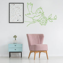 Load image into Gallery viewer, Banksy Bird With Grenade Wall Sticker - Street Art Graffiti Decor Vinyl Decal - Home Removable Diy Mural - Room Boy Hipster Black Stickers - Decords
