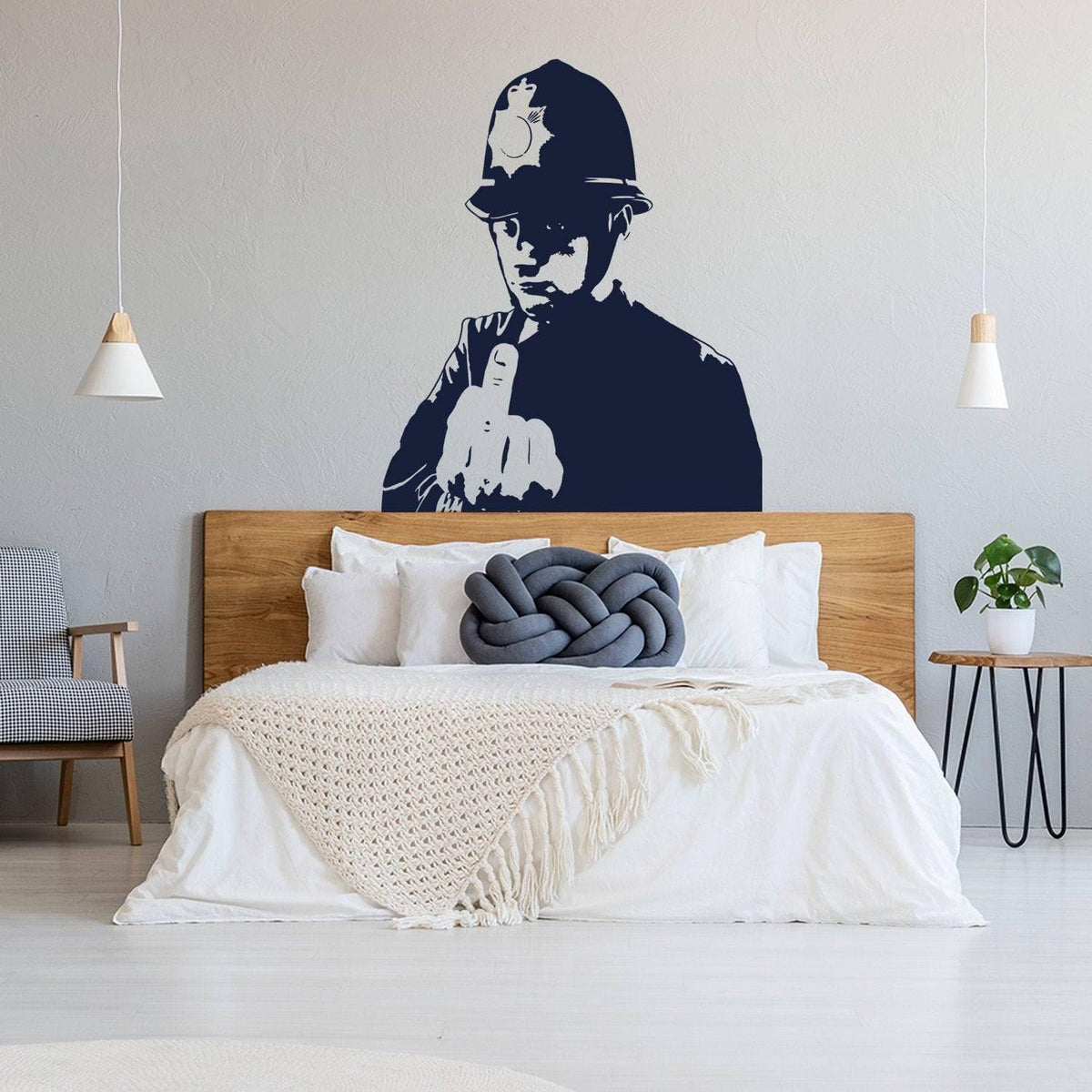 Middle Finger Wall Art