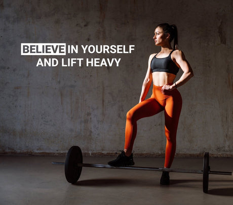 "Believe in Yourself" - Motivational Gym Wall Decal - Decords