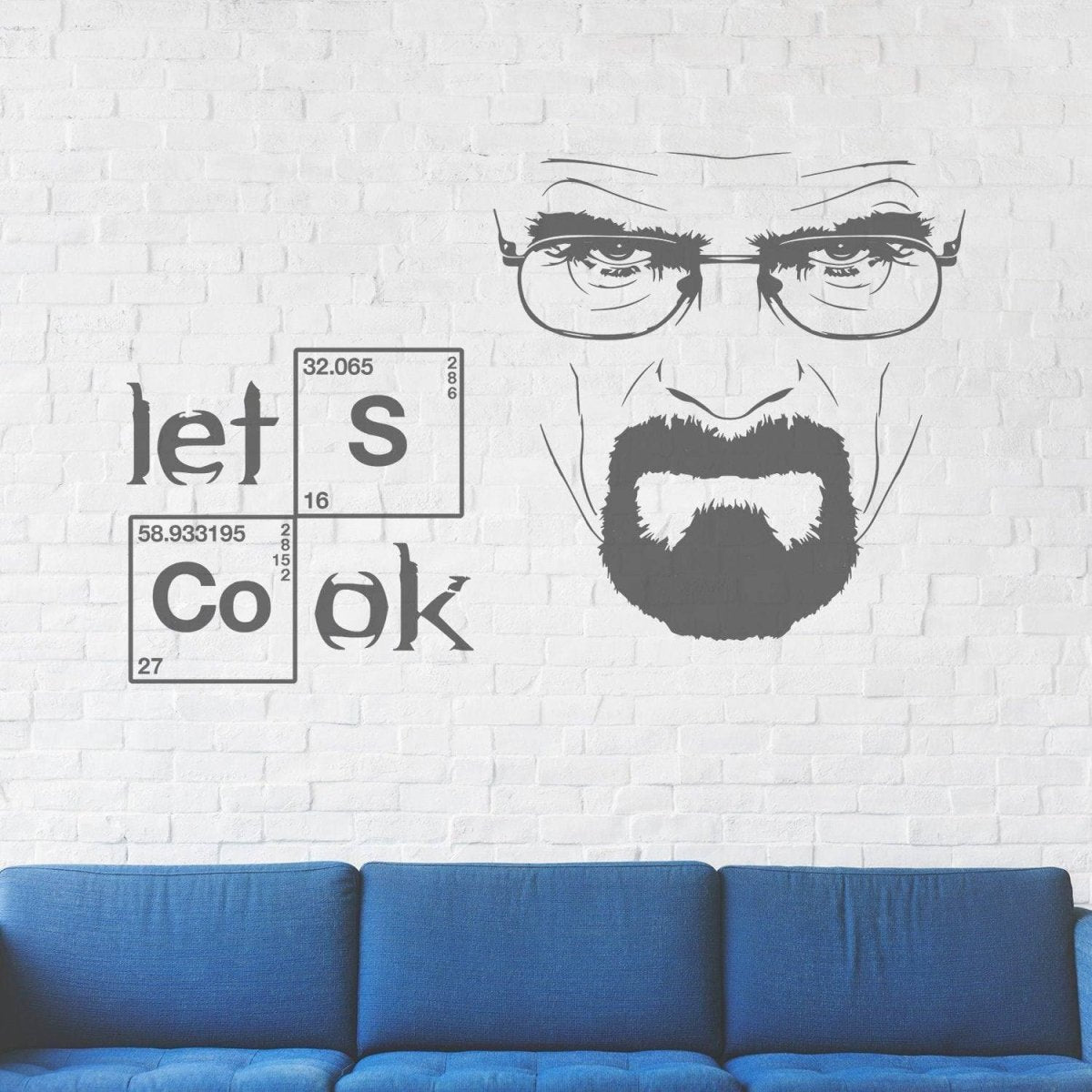 "Breaking Bad" Themed Quote Wall Sticker Decal - Kitchen Wall Decorations - Decords