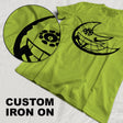 Custom Iron On Transfer Heat Vinyl T Shirt - Diy Cut Image Design Silhouette Decal For Tshirt - Create Own Tee Family Htv Tranfer Logo - Decords