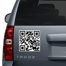 Load image into Gallery viewer, Custom Qr Code Sticker - Personalized Design Scan Wall Business Vinyl Waterproof Decal - Stick Art Scanner Square Scanning Personal Label - Decords
