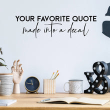 Load image into Gallery viewer, Custom Wall Decal Quote Vinyl Sticker - Personalised Family Baby Living Room Kitchen Bedroom Decor Quotes Stickers Home Black Your Own Sign - Decords
