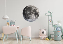 Load image into Gallery viewer, Full Moon Wall Sticker - Moon Back Phase Decal - Large Space Art Decor Vinyl Mural For Kid Room And Bedroom - Decords
