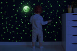 Glow In The Dark Stars Stickers - The Glowing Moon Decal For Nursery Kid Room Ceiling And Wall - Night Light Fluorescent Stick On Bedroom - Decords