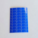 Blue Grounding Symbol Stickers | Square 'G' Electrical Component Labels | Ground Point Safety Decals | Electrician Tools and Supplies - Decords