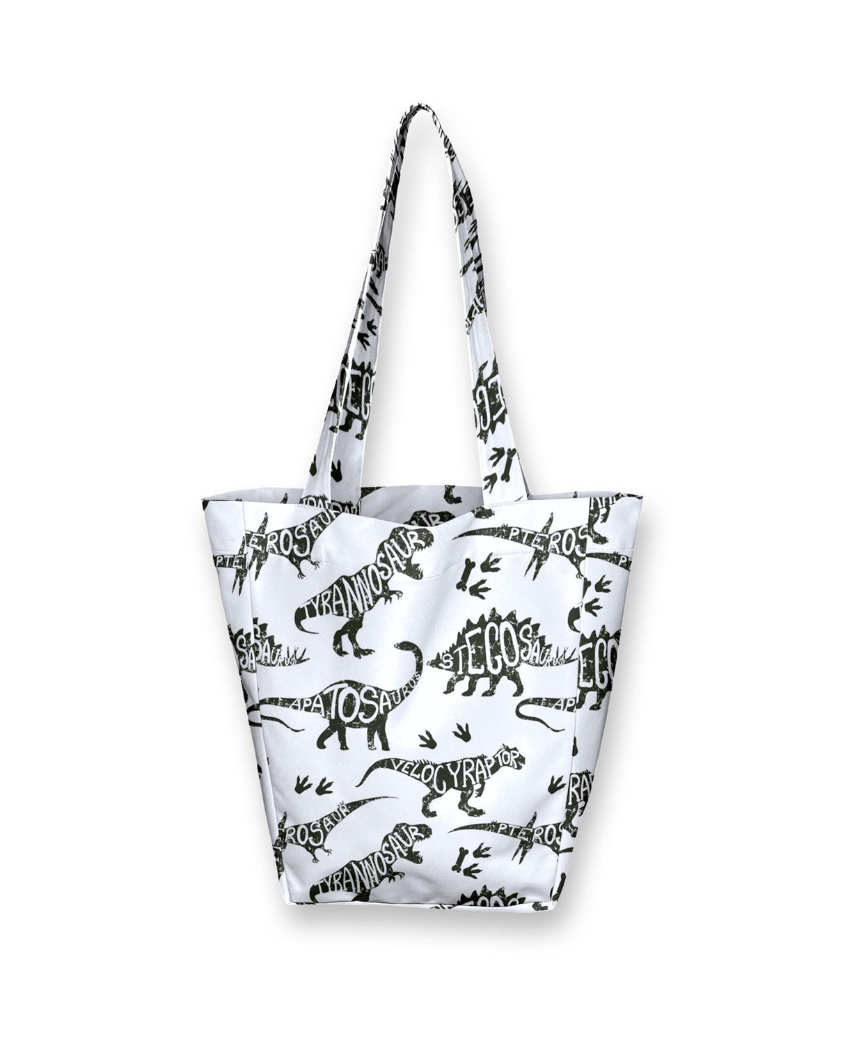 Kids Shopper Bag | White Dinosaur Tote | Eco-Friendly Kids Tote | Cute and Durable Totes  Bag for Kids - Decords