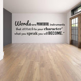 "Inspire and Elevate" Motivational Wall Vinyl Decal - Optimal for Personal Inspiration - Decords