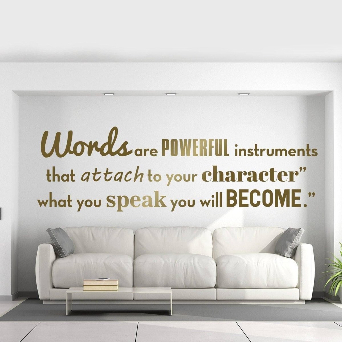 "Inspire and Elevate" Motivational Wall Vinyl Decal - Optimal for Personal Inspiration - Decords