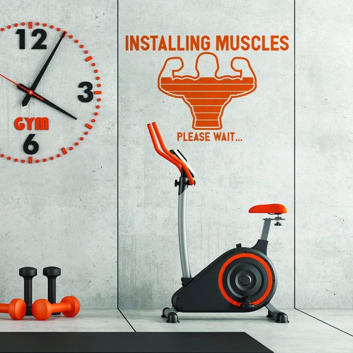 "Inspire Your Workout" Motivational Fitness Wall Decal - Gym Décor Stickers - Decords