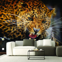 Load image into Gallery viewer, Jaguar Wallpaper Vinyl Decal Decor - Home Bedroom Peel And Stick Removable Art Wall Paper Sticker - Adhesive Print Room Decoration Deco - Decords
