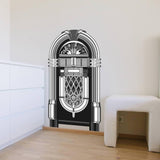 Jukebox Art Wall Print Sticker Decor - Old Music Box Song Party Jdm Die Cut Juke Vinyl Decal- In 90s Vintage Funny Record Retro Room Label - Decords