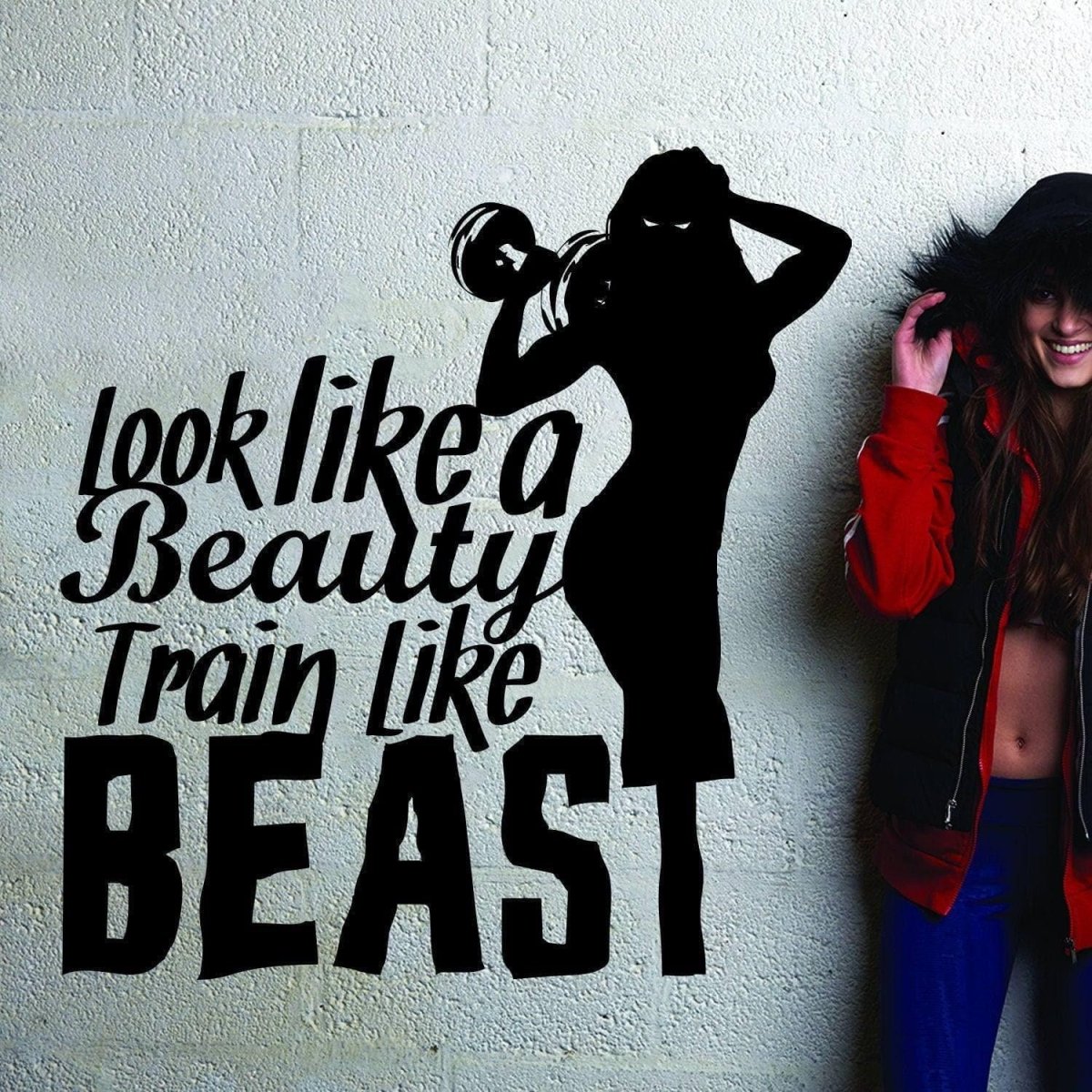 Inspirational Fitness Decal: Unleash Your Beast Mode! - Decords