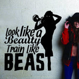 Inspirational Fitness Decal: Unleash Your Beast Mode! - Decords