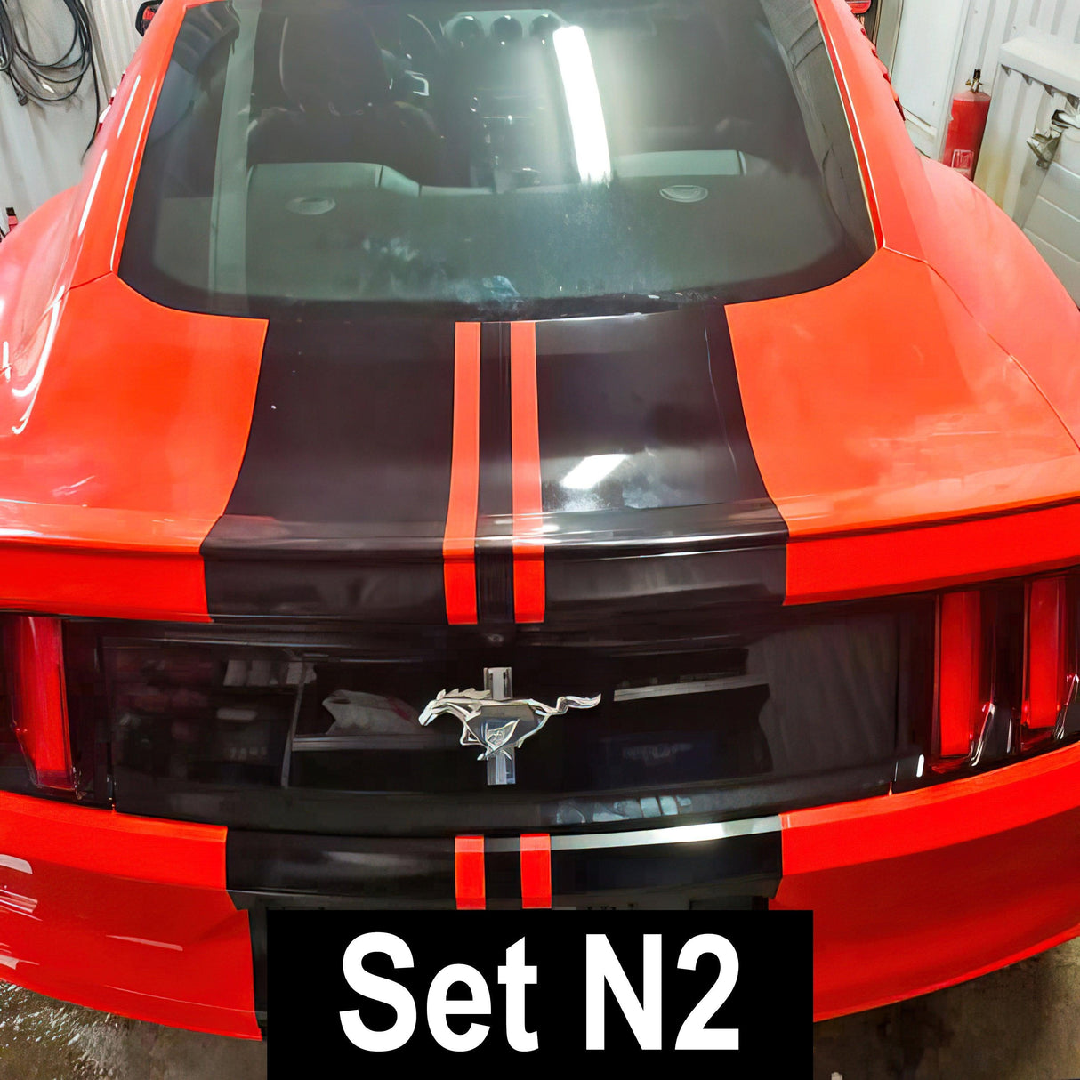 Racing Stripes Car Stickers - Auto Vinyl Decals RT - Full Vehicle Body Rally SRT GT Black Stripe Decal - Truck Sport Lines - Decords