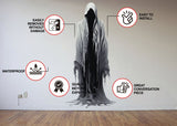 "Sinister Shadow Wall Sticker" - Enhanced Eerie Atmosphere Wall Decal Effect - Decords