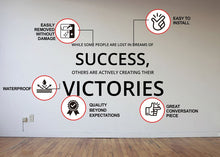 Load image into Gallery viewer, Small Business Motivational Wall Decal - Success Inspiration &amp; Dream Achievement Sticker Decorative Stickers by Decords | Decords
