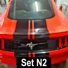 Load image into Gallery viewer, Two Lines Racing Stripes Car Stickers - 2 Line Auto Vinyl Decals for RT - Full Vehicle Body Rally SRT GT Black Stripe Decal - Truck Sport - Decords

