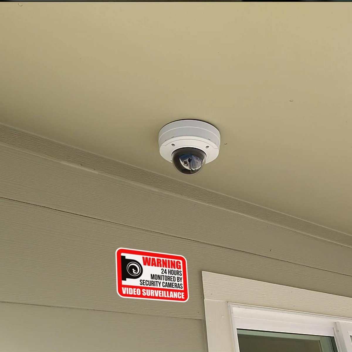 10-Pack Weatherproof Video Surveillance Signs: Protect Your Property with Confidence! - Decords