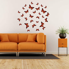Load image into Gallery viewer, 30 Butterfly Wall Decor Stickers - Enchanting Fluttering Beauties - Decords
