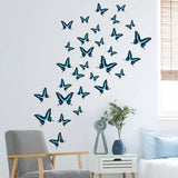 30 Butterfly Wall Decor Stickers - Enchanting Fluttering Beauties - Decords