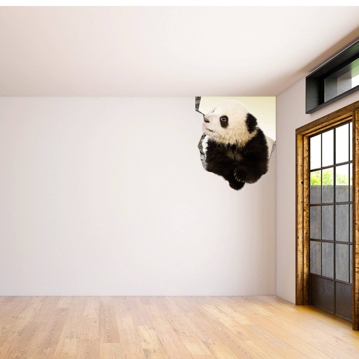 3D Wildlife Porthole Wall Decal - Transform Your Space with Illusionary Art - Decords