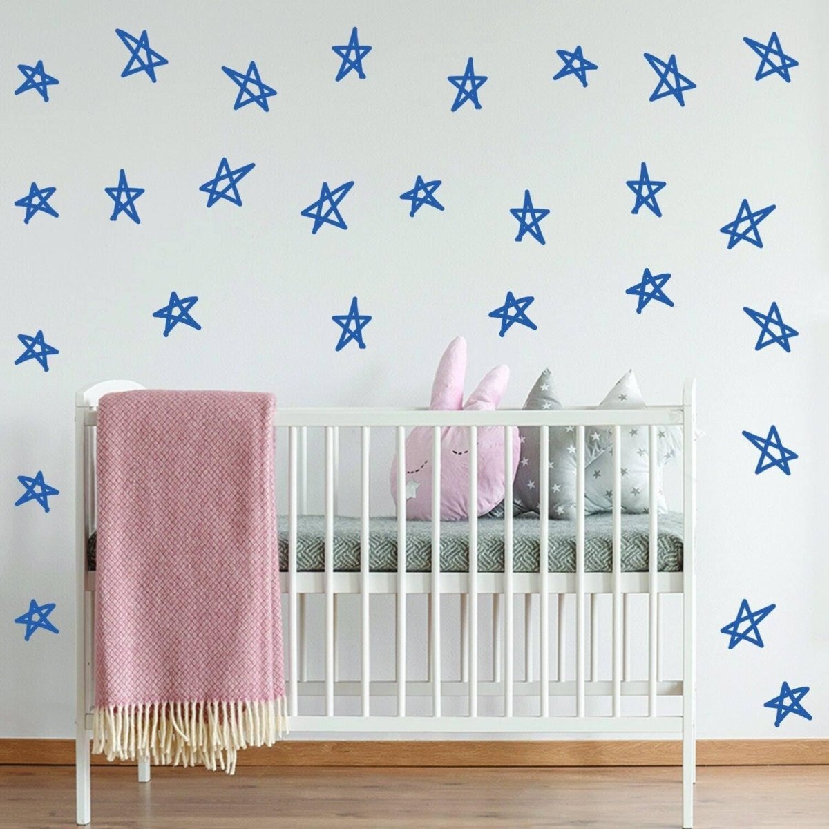 40x Magical Star Stickers - Premium Vinyl Wall Decals for Baby Shower Decor - Decords