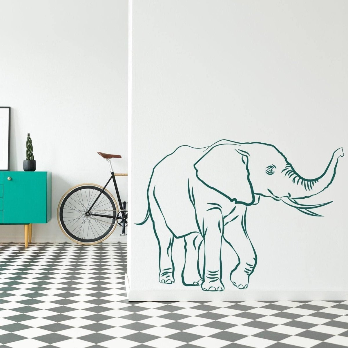 Adorable Elephant Decals - Premium Vinyl Wall Stickers - Decords