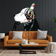 Load image into Gallery viewer, Banksy-inspired Canine Melody Wall Decal - Decords
